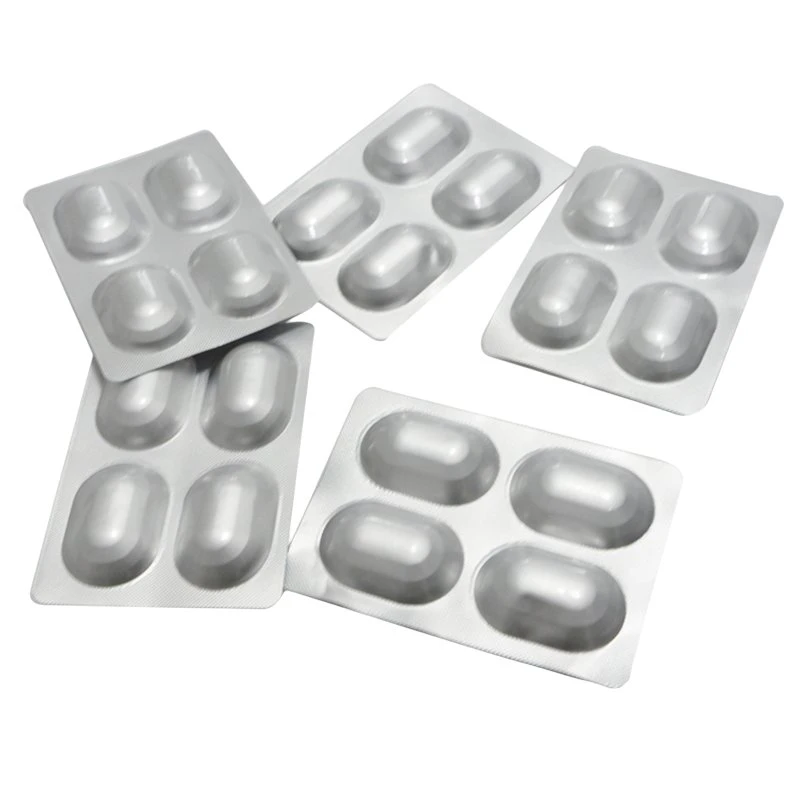 Pill Blister Packaging Cold Forming Alu Alu Foil for Drug Useprinted Foil Rolls Blister Foil Blister Foil Pack Cold Stamping Pharma Aluminum Foil Blister Pack