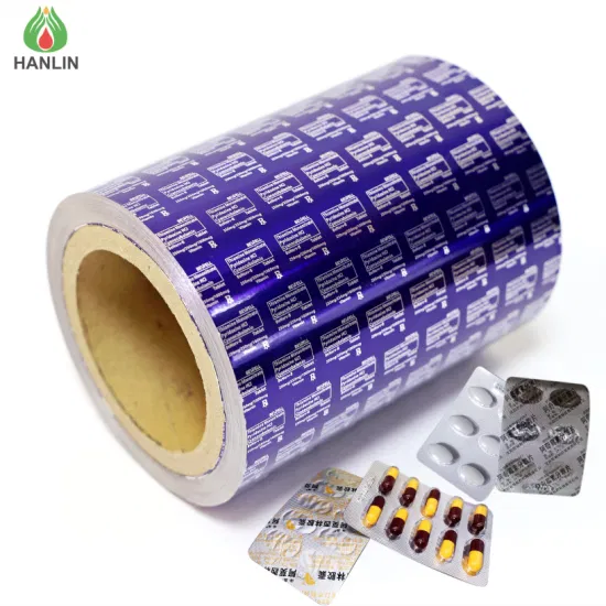 Foglio di alluminio Ptp termosaldato su misura del foglio di alluminio per l'imballaggio farmaceutico Foglio di alluminio blister Ptp